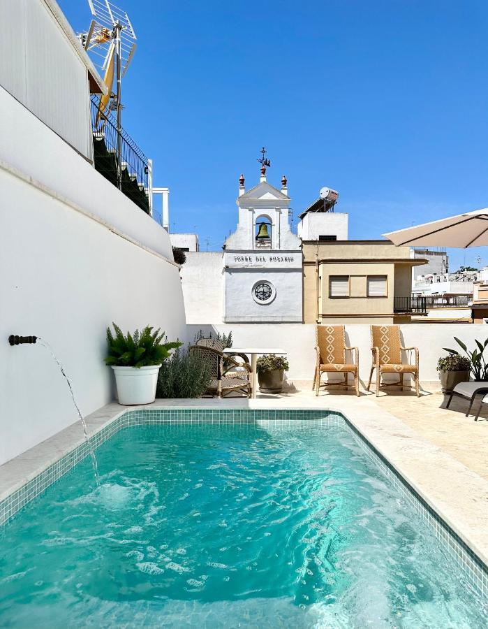 Apartamento Duplex Con Piscina Privada En Terraza アルカラ・デ・グアダイラ エクステリア 写真